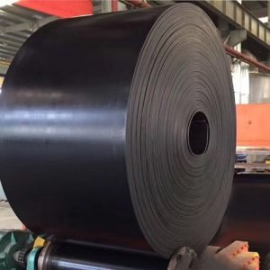 Cold resistant rubber conveyor belt